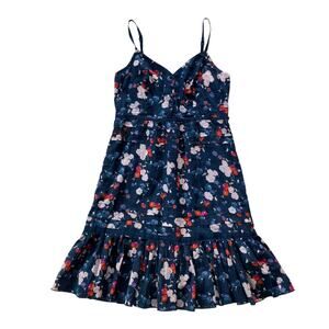American Eagle Floral Ruffle Hem Sundress - Size 4